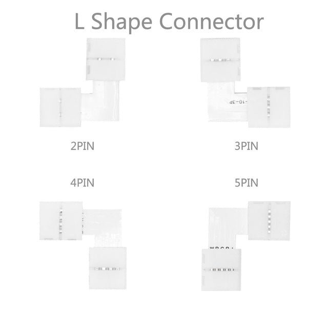Solderless LED Connector T/L/X Shape Corner Connector