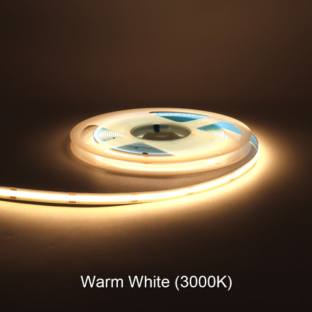 Flexible COB LED Strip with Dimmer USB Powered Soft Tape LED Light Bar