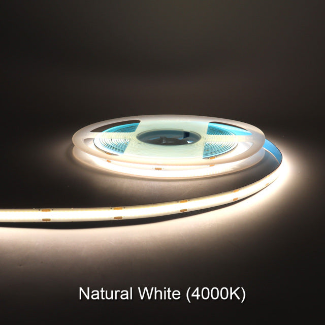 Flexible COB LED Strip with Dimmer USB Powered Soft Tape LED Light Bar