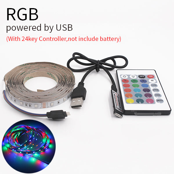 LED Strip Light Warm White / White / RGB TV Background Lighting