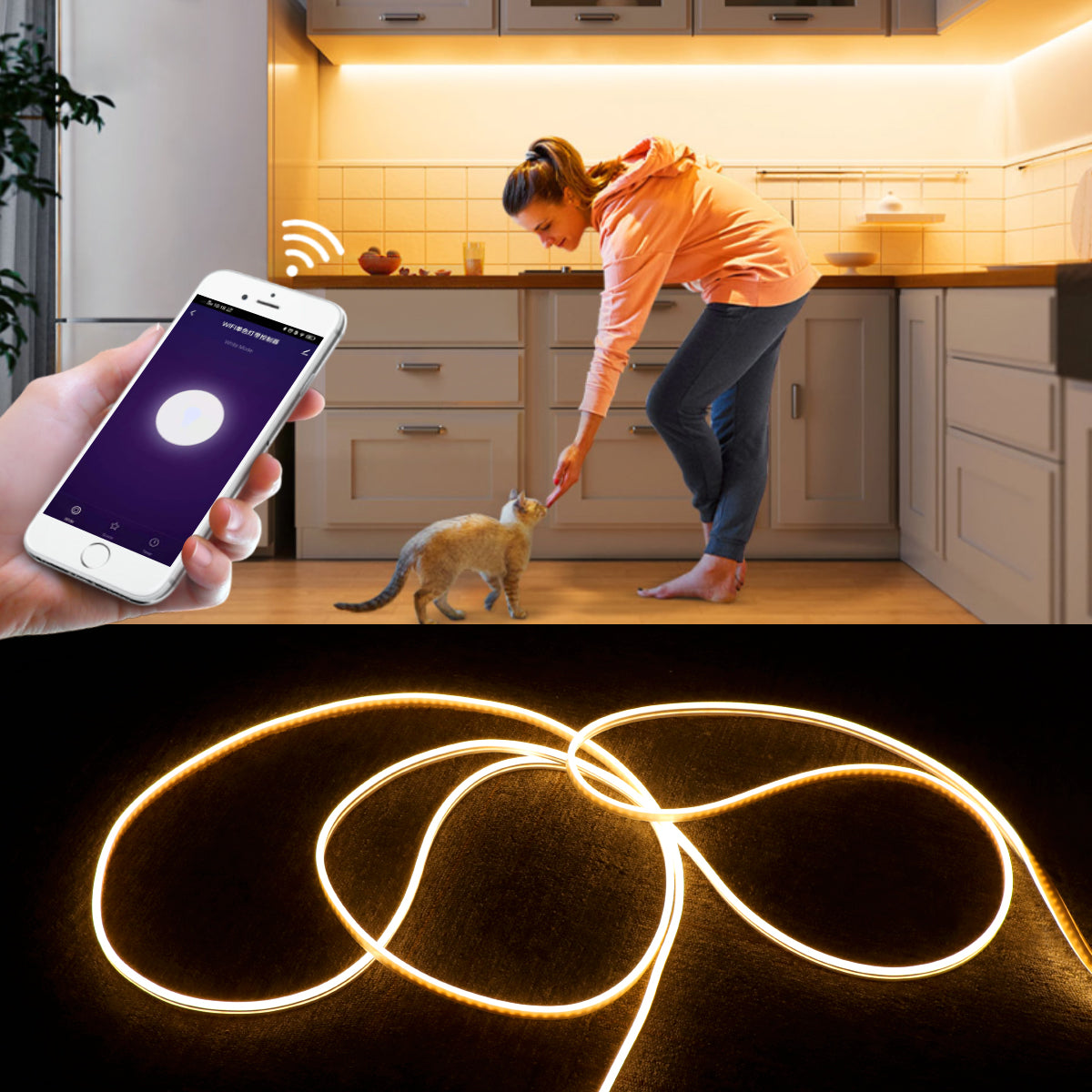 Tuya Smart Life App Control WIFI LED Strip light