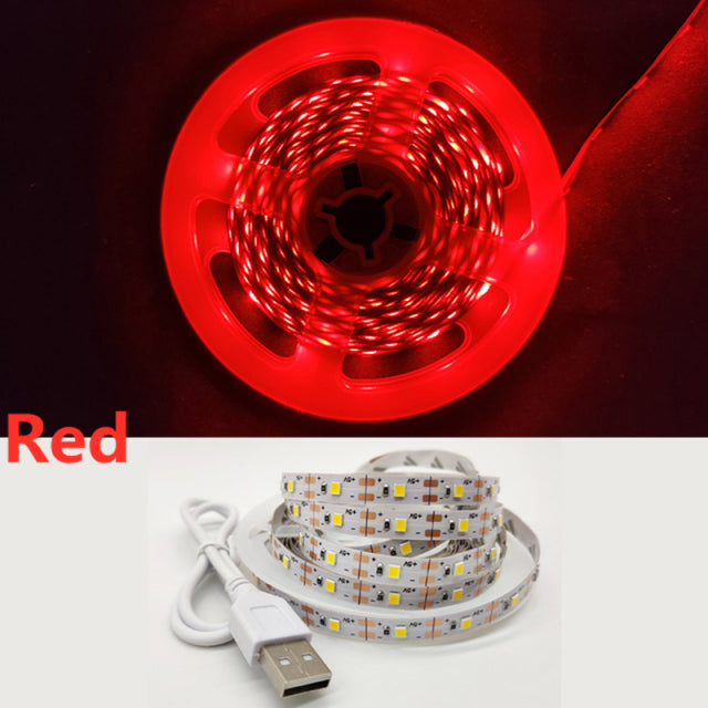 LED Strip Light Luces RGB Bedroom Tira TV Backlight Decor Luz