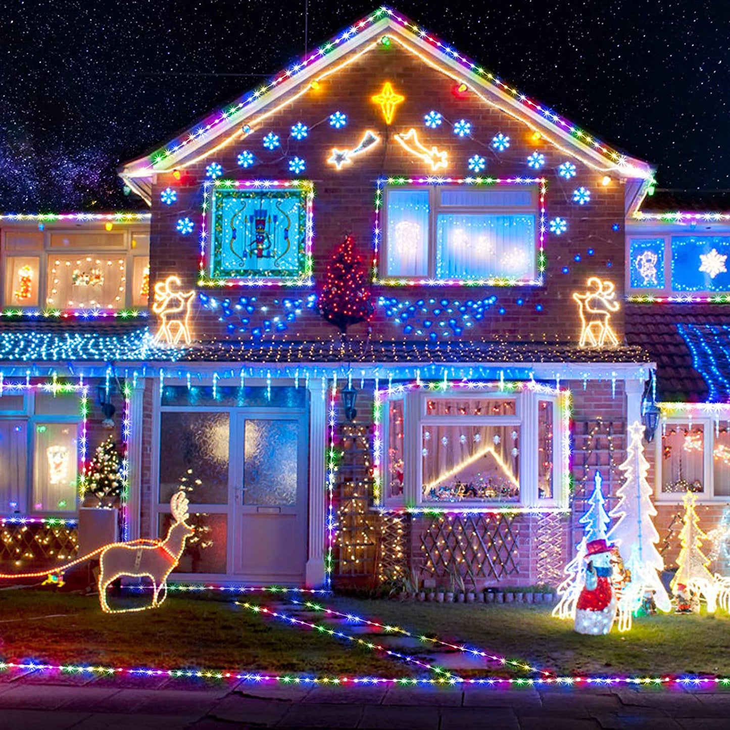 LED String Lights Addressable Individually RGB IC Dream Color Christmas Decoration
