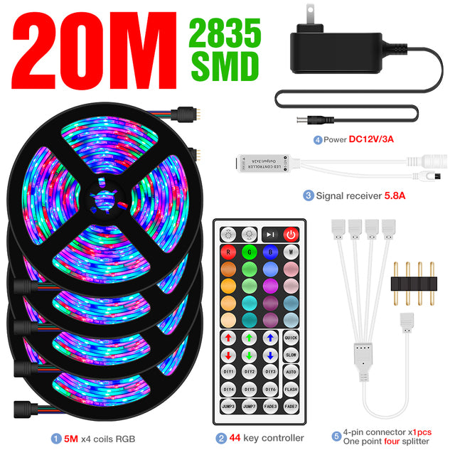 LED Strip Lights For Room LED RGB Flexible Ribbon