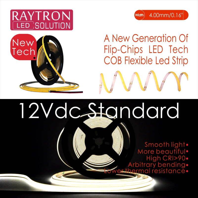 Cabinet Light Design 3M Double-Sided Tape 5W/Meter COB Led Strip