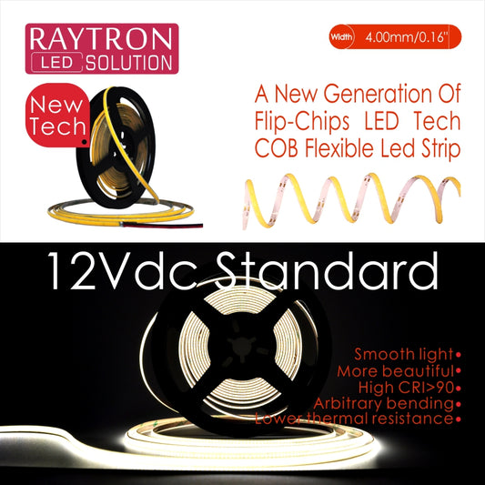 Cabinet Light Design 3M Double-Sided Tape 5W/Meter COB Led Strip