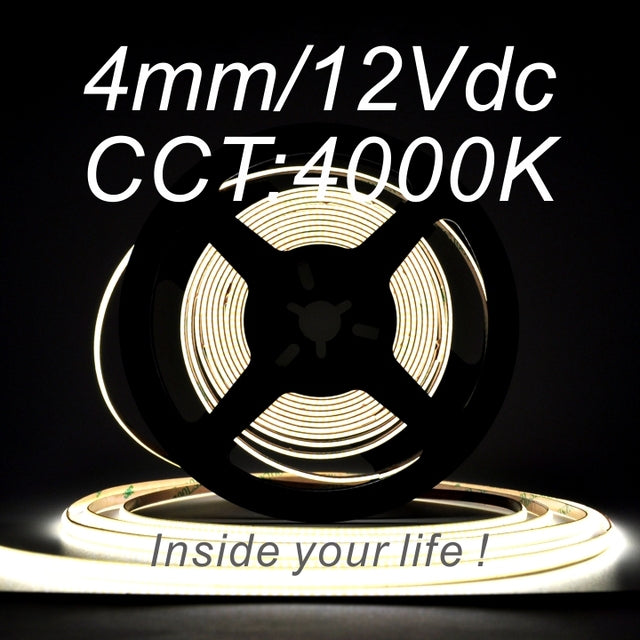 Cabinet Light Design 3M Double-Sided Tape 5W/Meter COB Led Strip