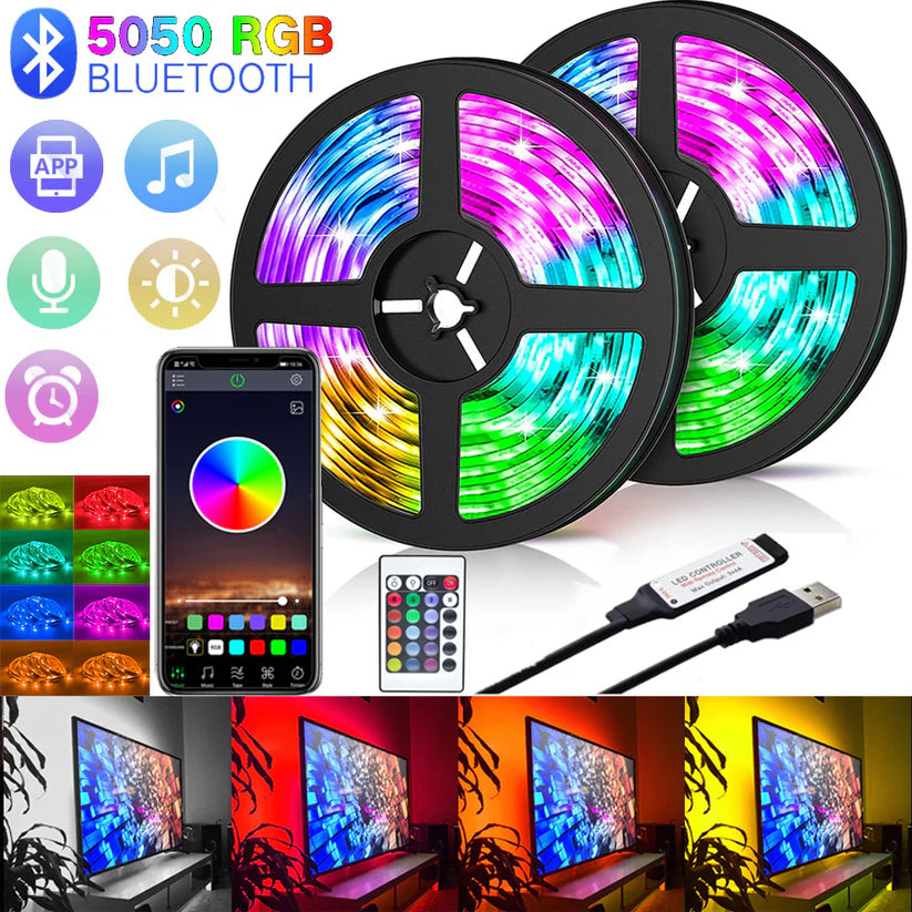 LED Strip Light RGB USB with Bluetooth Control is the perfect choice f ...