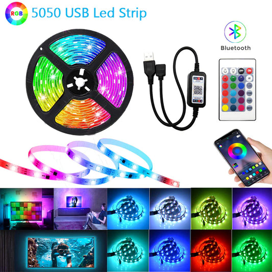 Transform Your Space with Bluetooth USB LED Strips from LedStripsRoom.com