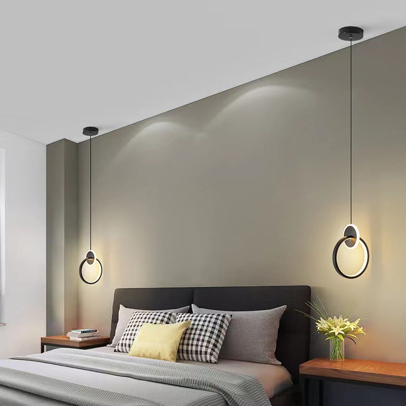 Modern Simple Bedroom Nordic Bed Lamp LED Chandelier