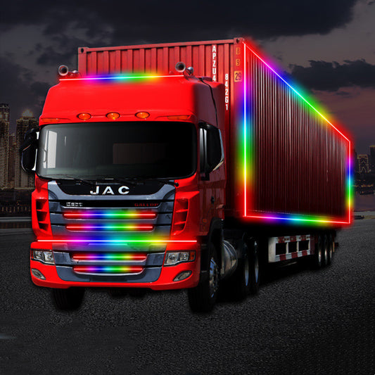 Truck Truck Modification Ambience Light Colorful Running Lights