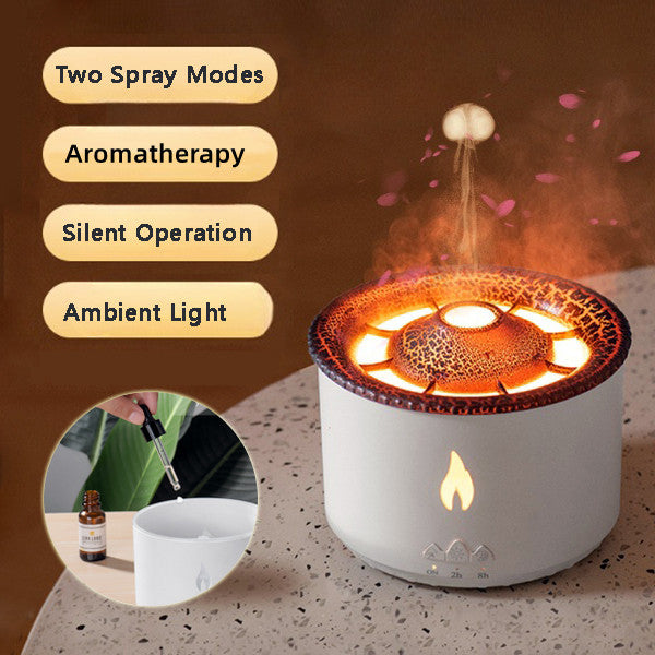 New Creative Ultrasonic Essential Oil Humidifier Volcano