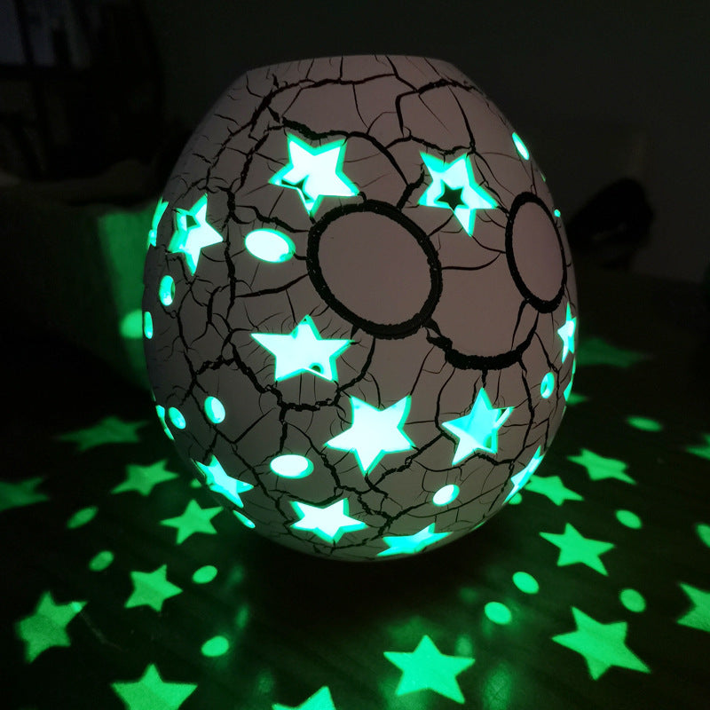 Cracked Led Goose Egg Lamp Charging Rgb Tumbler