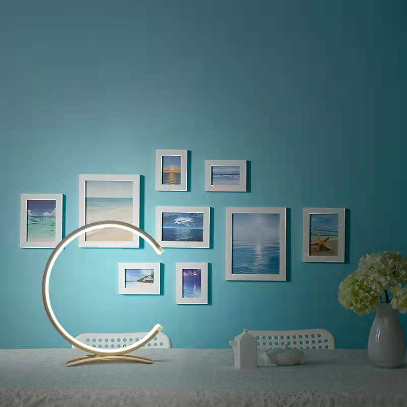 Letter LED Table Lamp Eye Protection Three-tone Light