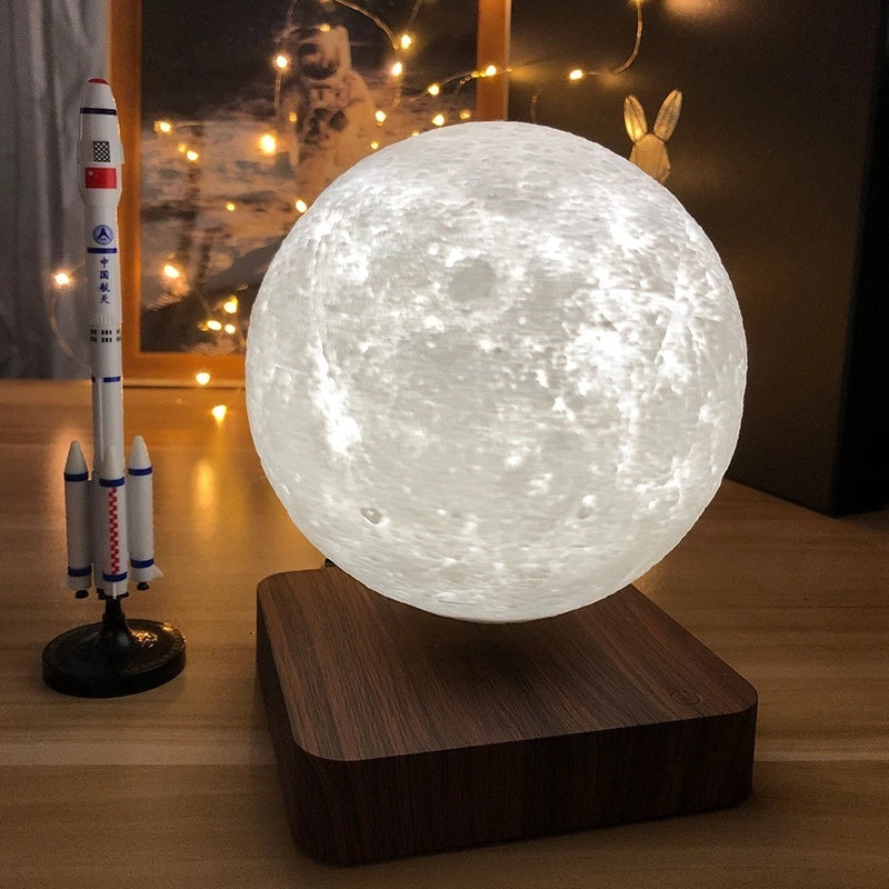 Customized Creative 3D Magnetic Levitation Moon Lamp