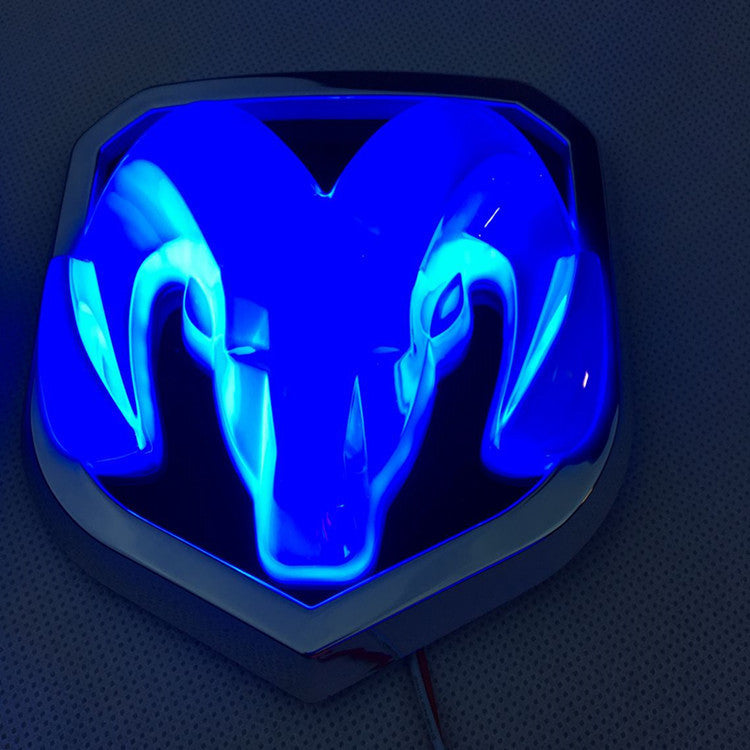 LED Luminous With Light Modified Ram Tail Head Logo