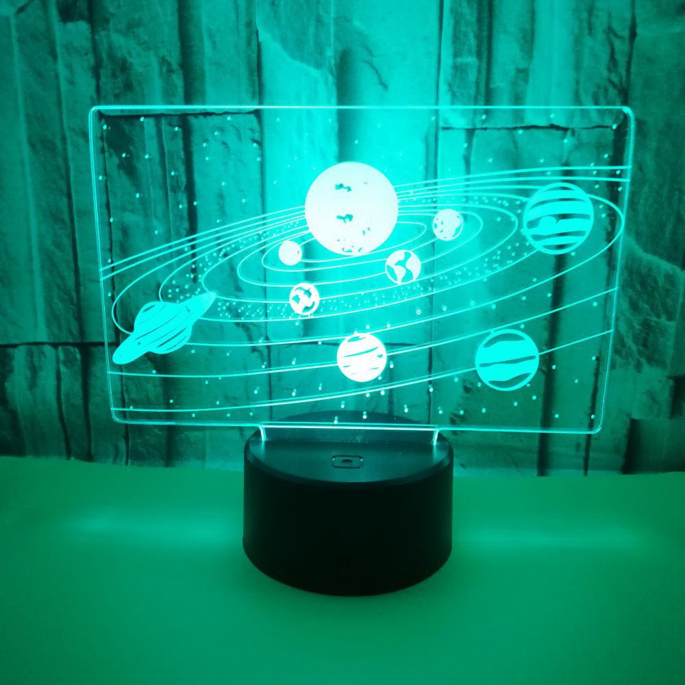 Colorful 3D Nightlight UAB interface touch creative art lamp