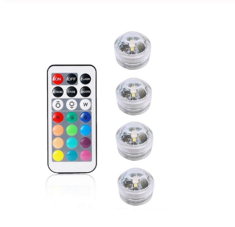 Remote control diving light 3CM diamond twist full  LED light