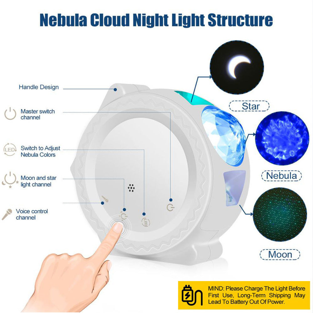 Starry sky projection lamp led touch