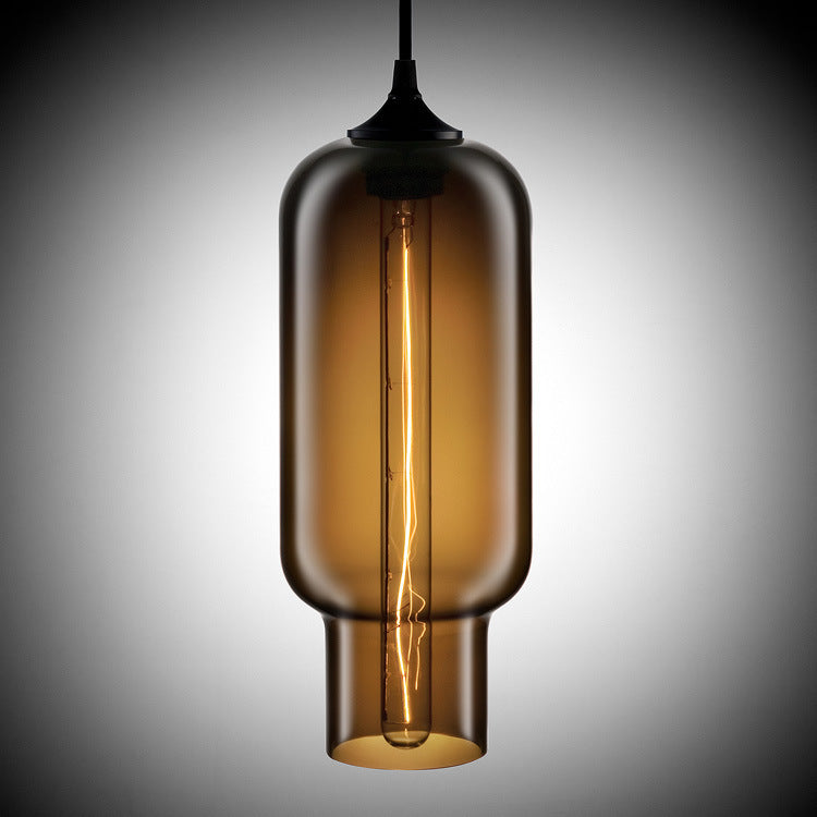 Nordic Modern Loft Pendant Lamp Glass Lustre Industrial Decor