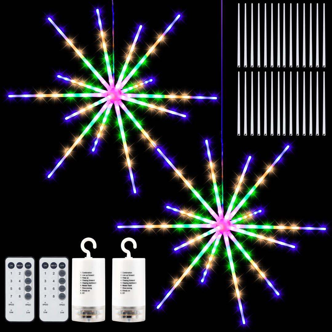 New LED Fireworks Meteor Shaped Festive Atmosphere Lights