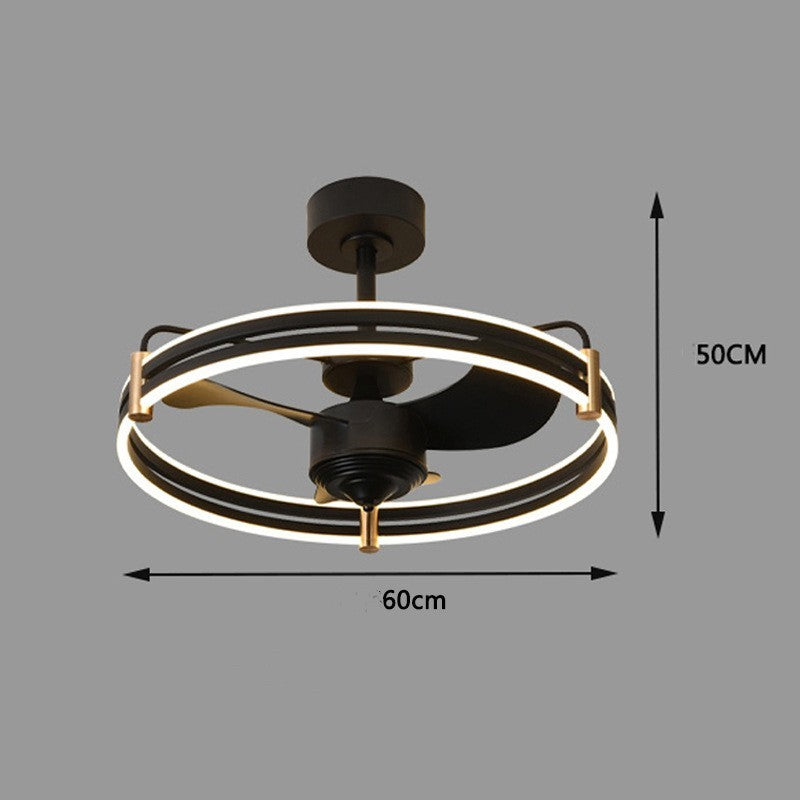 Variable Frequency Electric Fan Integrated Bedroom Ceiling Light