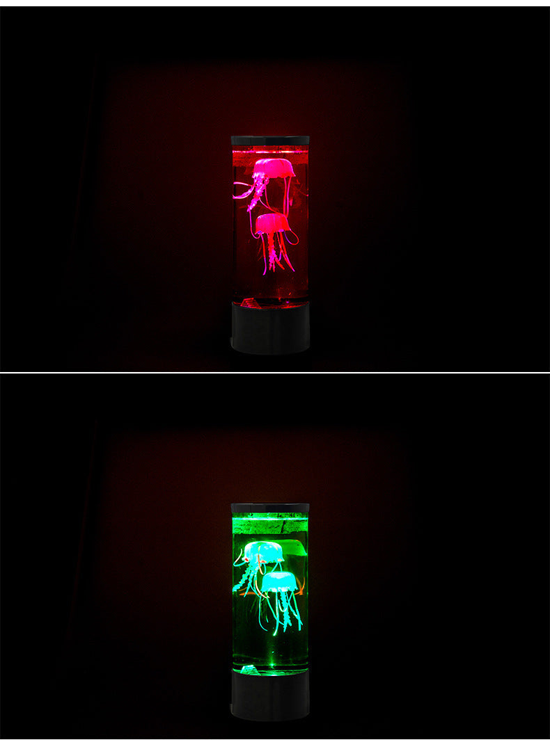 LED Jellyfish Night Light USB Charging Children Night Lamp