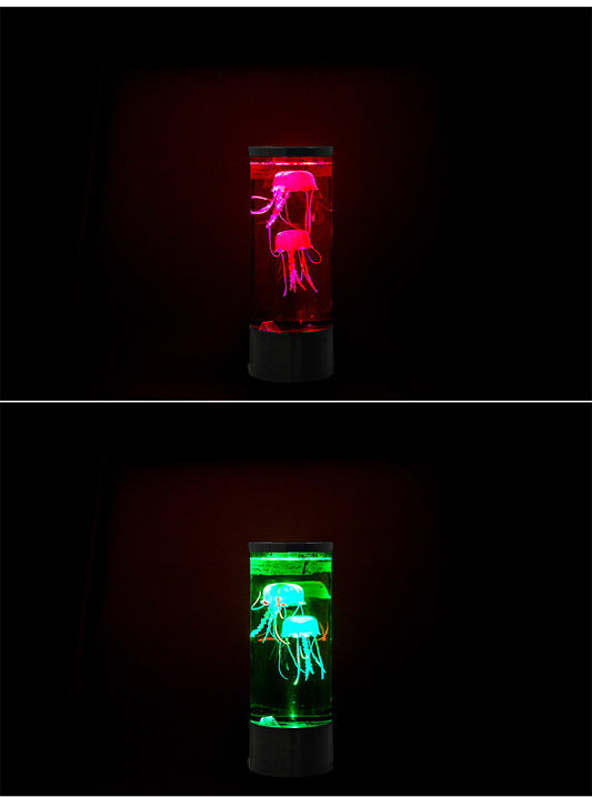 LED Jellyfish Night Light USB Charging Children Night Lamp