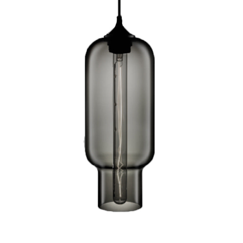 Nordic Modern Loft Pendant Lamp Glass Lustre Industrial Decor