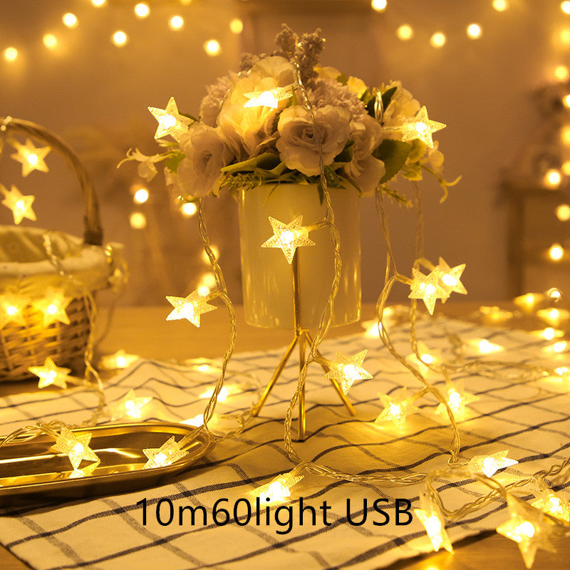 Christmas LED Star Battery String Light Decoration