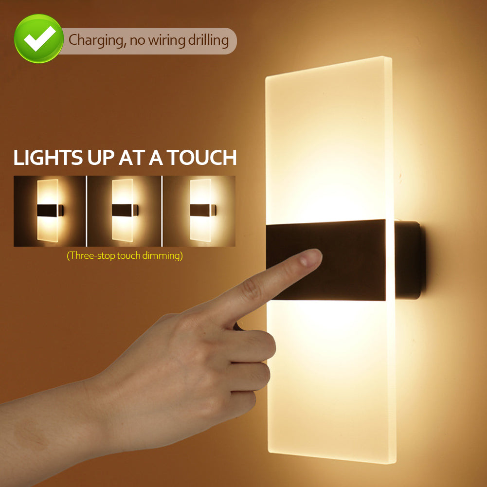 USB Rechargeable Wall Lights Home Indoor Motion Sensor Lighting