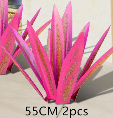 DIY Metal Art 9 Leaves Tequila Rustic Sculpture Rust Garden