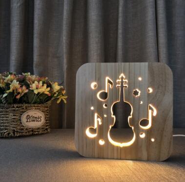 LED Night Lights Guitar Saxophone Violin