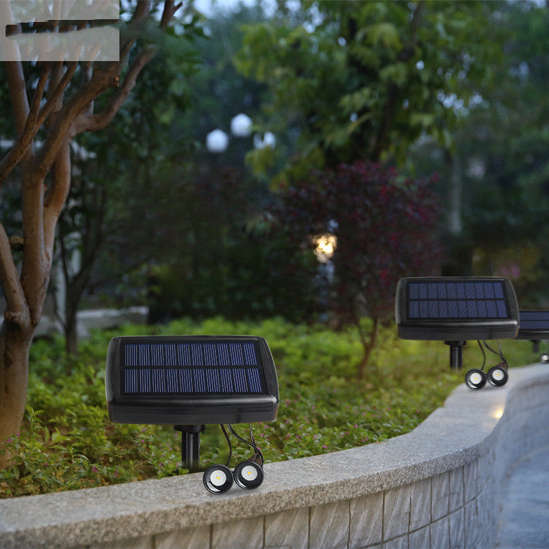 Solar Lawn Lamp Plug-in Lamp Outdoor Garden Garden Potted Flower Arrangement Pot Lamp