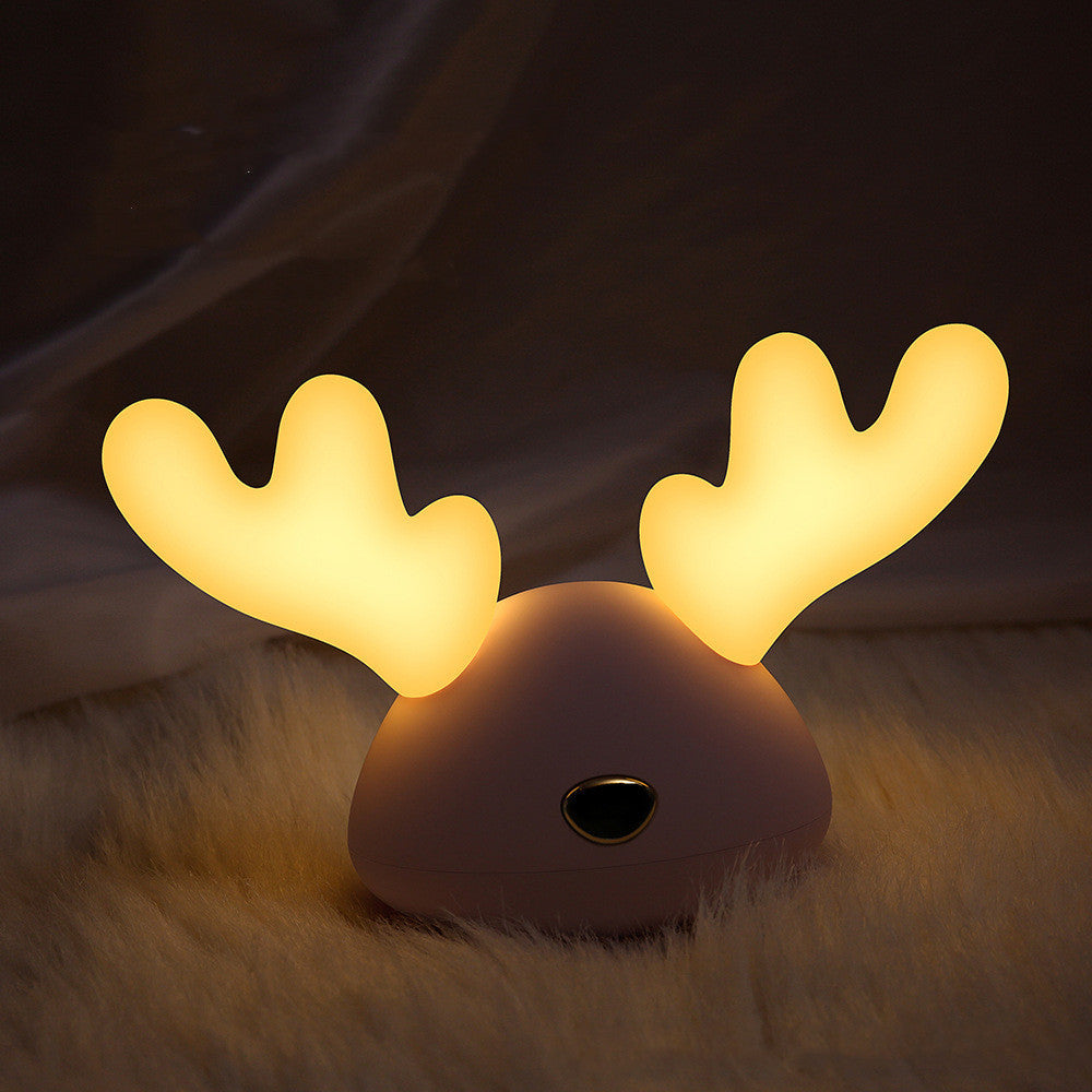 USB LED Night Light Deer Little antler Cartoon Deer Night Lights