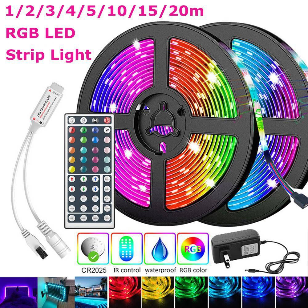 Remote Control USB LED Strip Light Portable Water