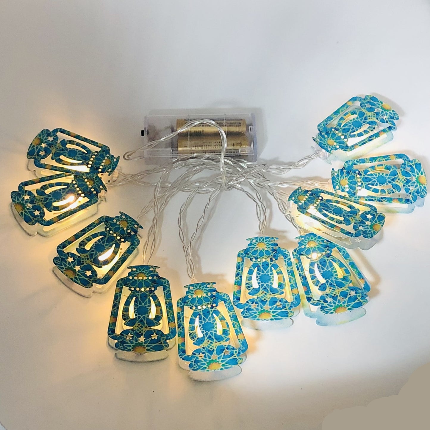 LED Lantern Palace Lantern Eid Mubarak String Lights Ramadan Festival Decoration