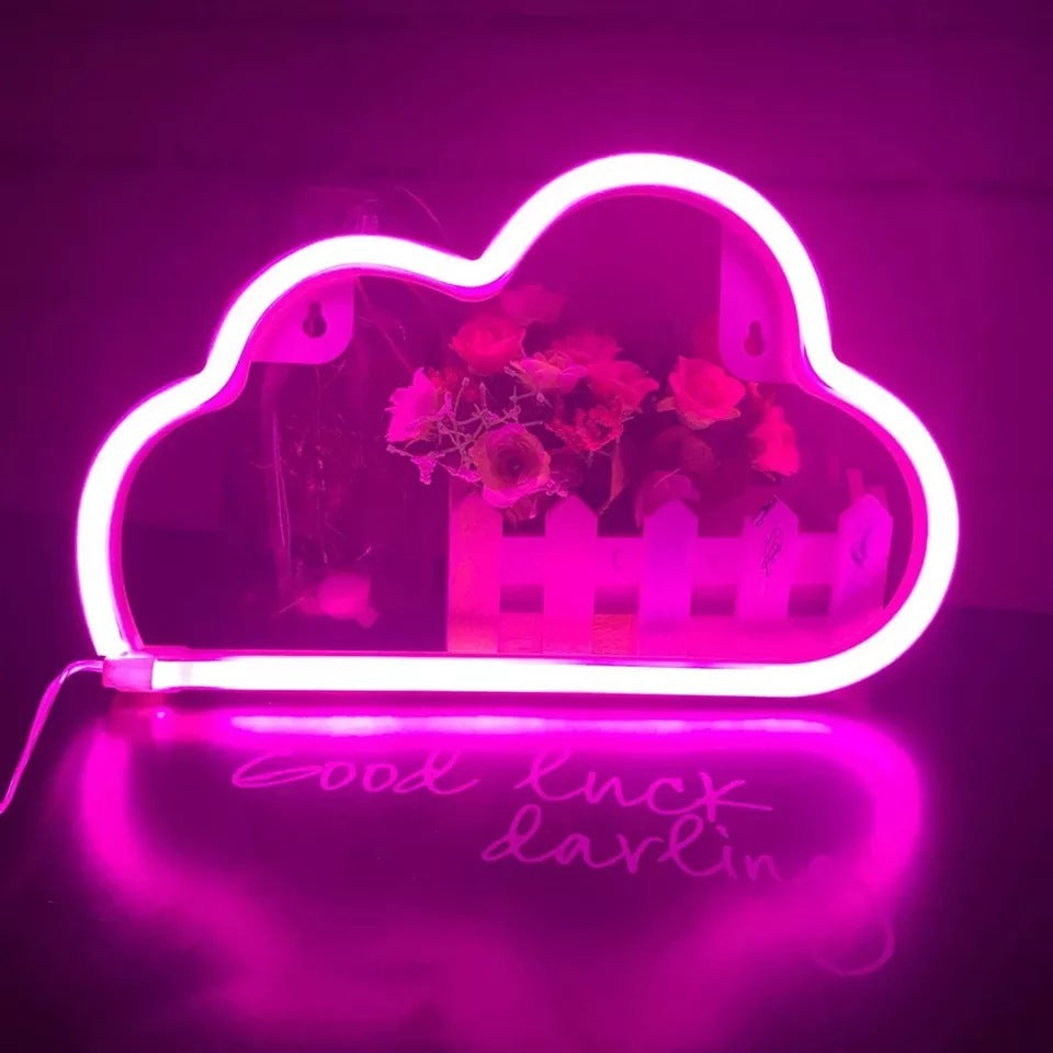 Clouds Neon Shape Light Night Light Decoration Wall Hanging