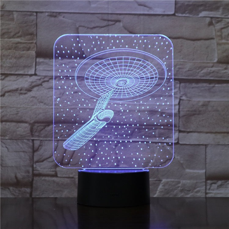 Star Trek 3D Night Light Colorful Smart  Light