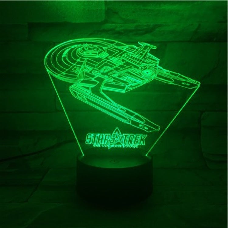 Star Trek 3D Night Light Colorful Smart  Light