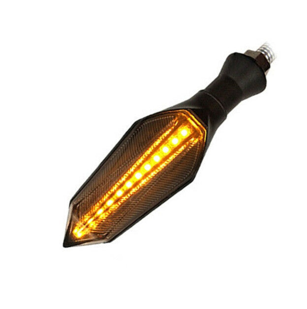 Motorcycle Two-Color LED Flowing Water Arrow Turn Signal