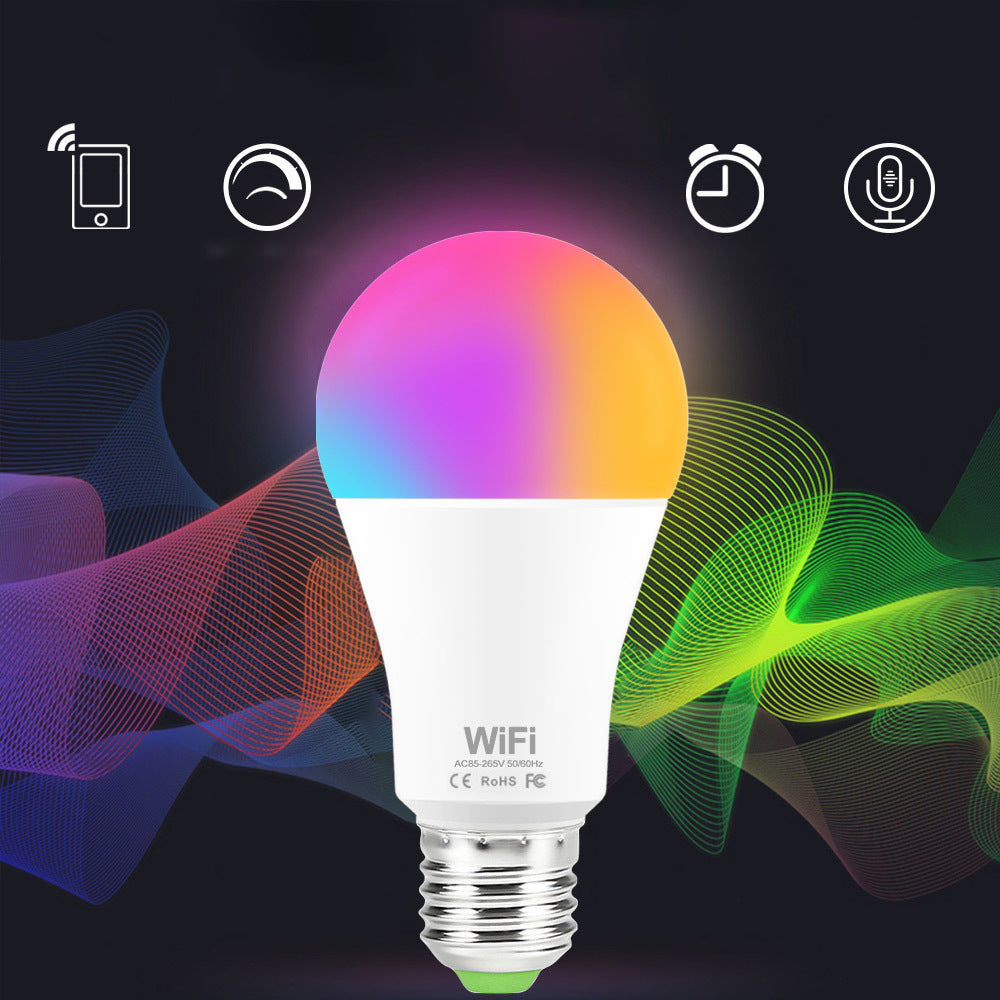 15W WiFi Smart Light Bulb RGB White Magic LamDimmable LED E