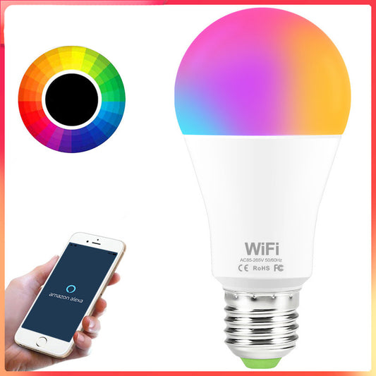 15W WiFi Smart Light Bulb RGB White Magic LamDimmable LED E