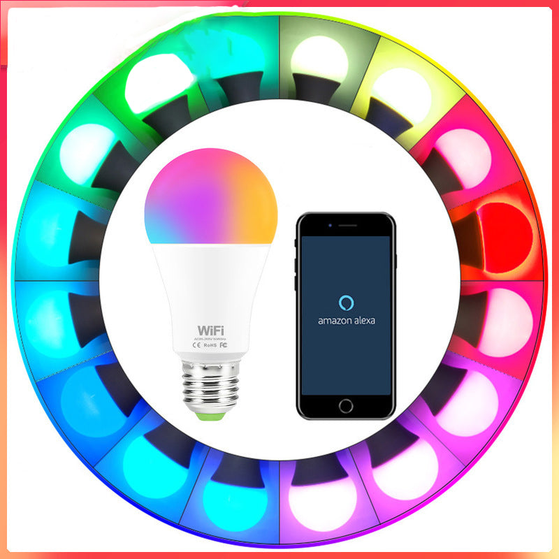 15W WiFi Smart Light Bulb RGB White Magic LamDimmable LED E