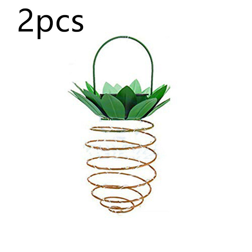 Outdoor Waterproof Garden Pineapple Solar Lights Path Lights Hanging