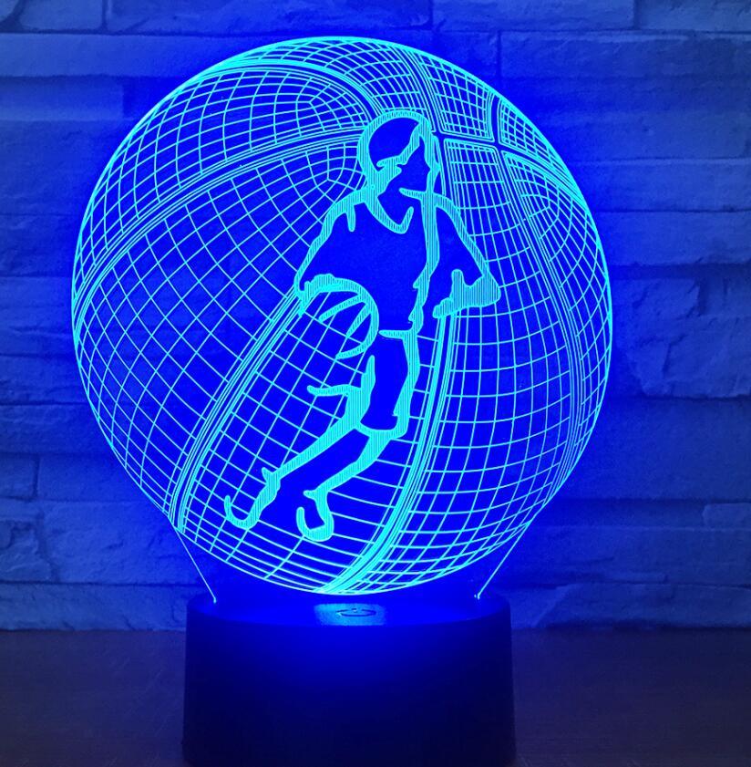 Colorful 3D night light