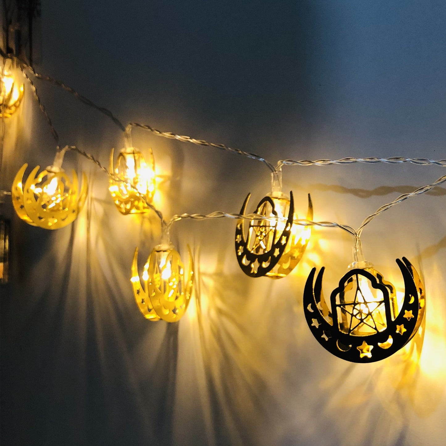 Muslim Ramadan Festival Battery Box Led String Lights Eid Mubarak