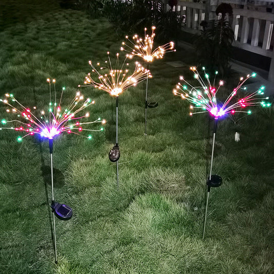 Ground-Inserted Firework Lights Christmas Outdoor LED