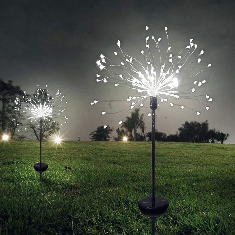 Ground-Inserted Firework Lights Christmas Outdoor LED