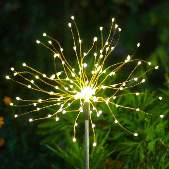 Ground-Inserted Firework Lights Christmas Outdoor LED